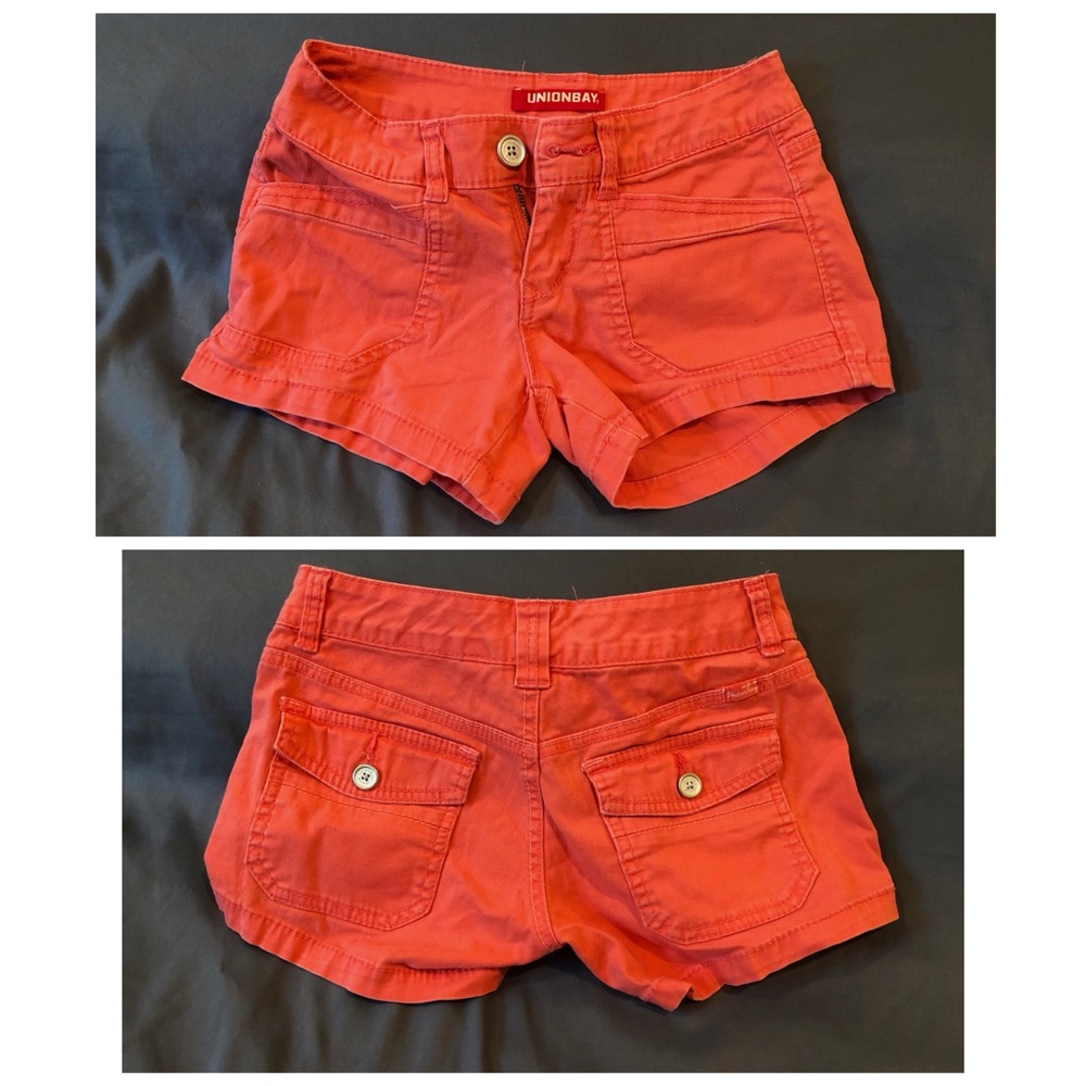 Coral-ly Orange Union Bay Shorts!